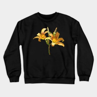 Daylily Blooms Crewneck Sweatshirt